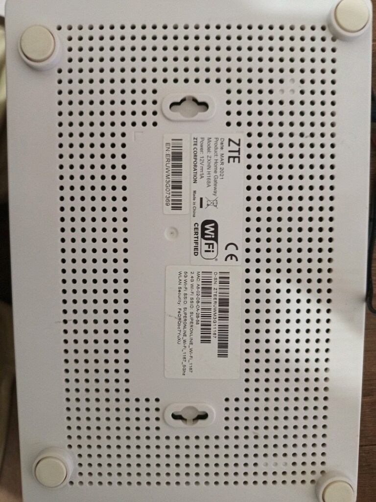 ZTE 1200 MBPS 4 PORT 5GHZ MODEM - 2