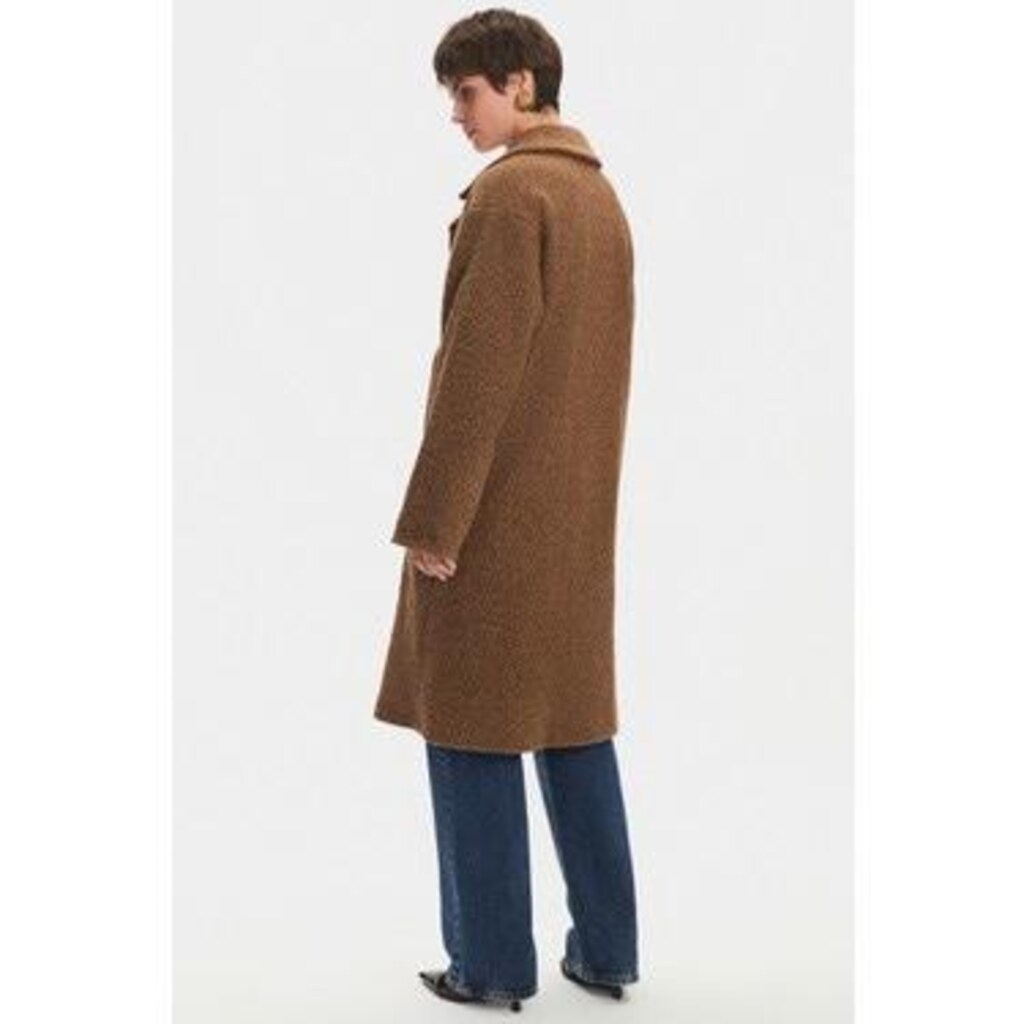 NG Style Düğme Detaylı Kaban - 40/Kahverengi - 4