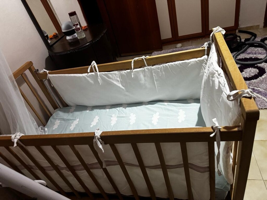 ASANSÖRLÜ AHŞAP BEBEK BEŞİĞİ - 5