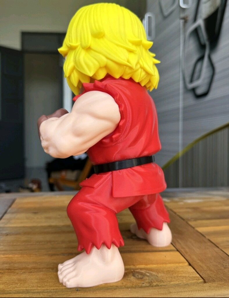 Street Fighter Ryu ve Ken Figür Seti - Özel Tasarım Hediyelik - 7
