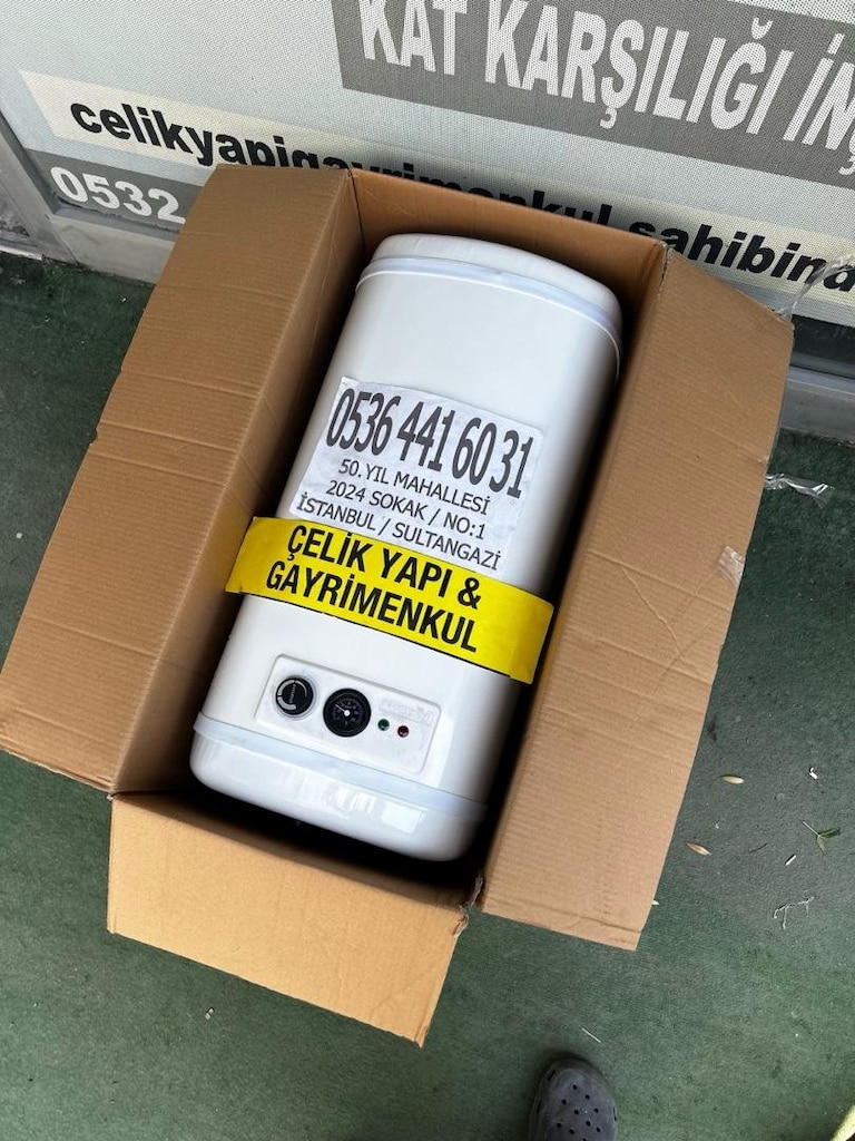 TERMOSİFON 60 LİTRE SIFIR 2 YIL GARANTİLİ ŞOFBEN BÜYÜK BOY KAPALI KUTU - 13