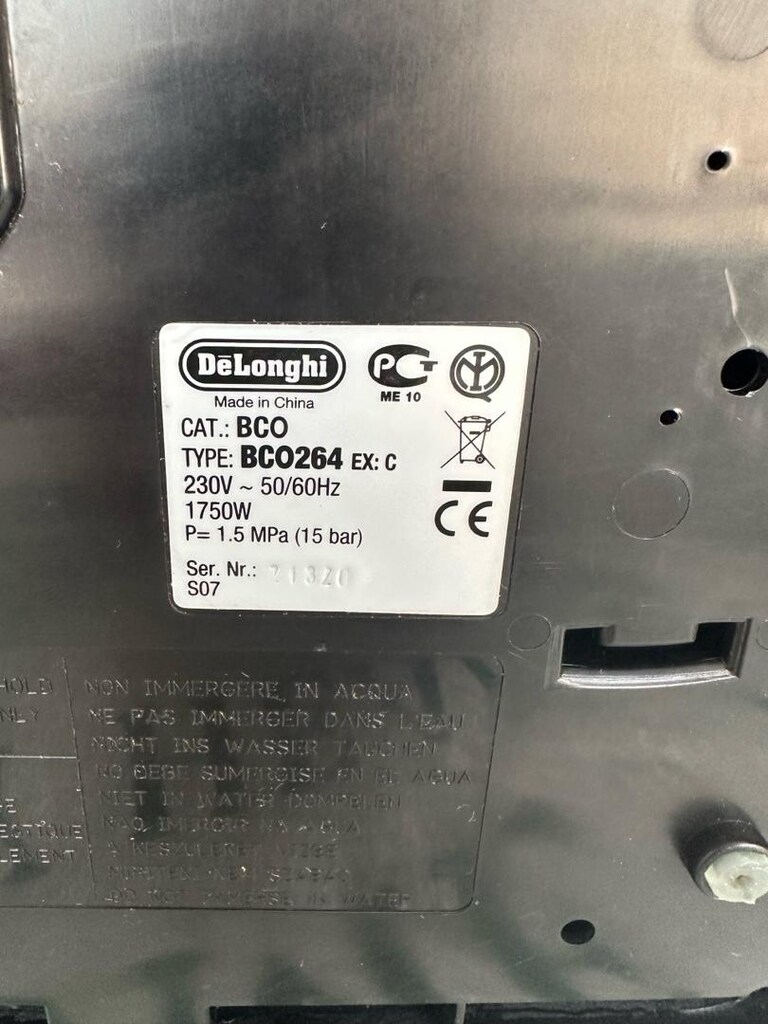 Delonghi bco264 - 4