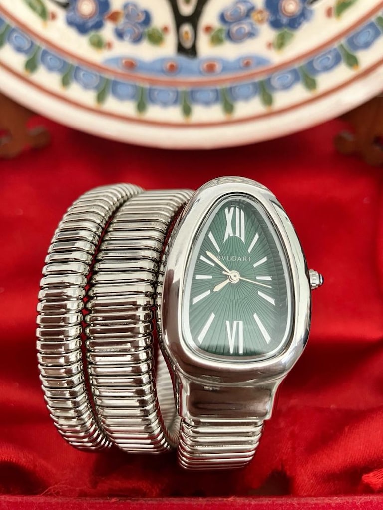 Bulgari Serpenti Yeşil Kadranlı kadın Saat.. - 6