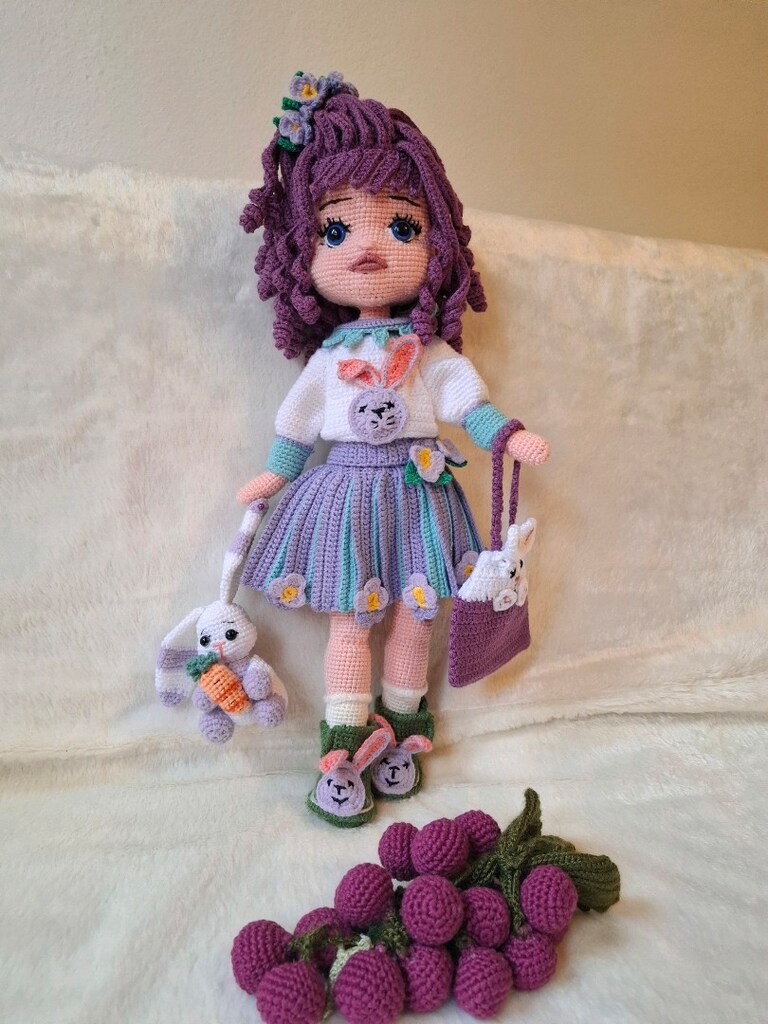 Menekşe Bebek Amigurumi - 2