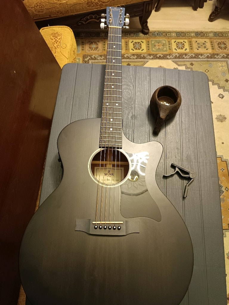 Sigma Elektro Akustik Gitar - 2