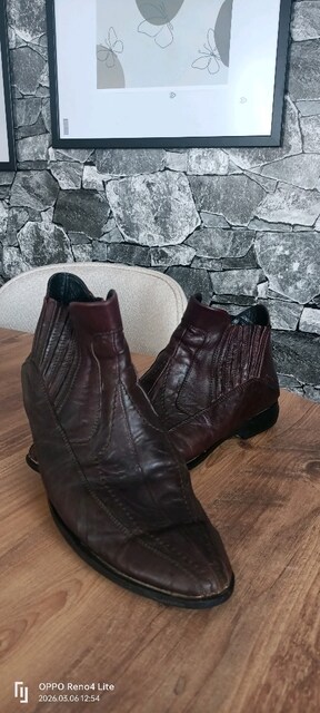 EL YAPIMI DERİ KISA BOT