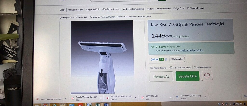 KİWİ KWC 7106 Şarjlı vakumlu pencere temizleyici. Sıfır kutusunda. - 2