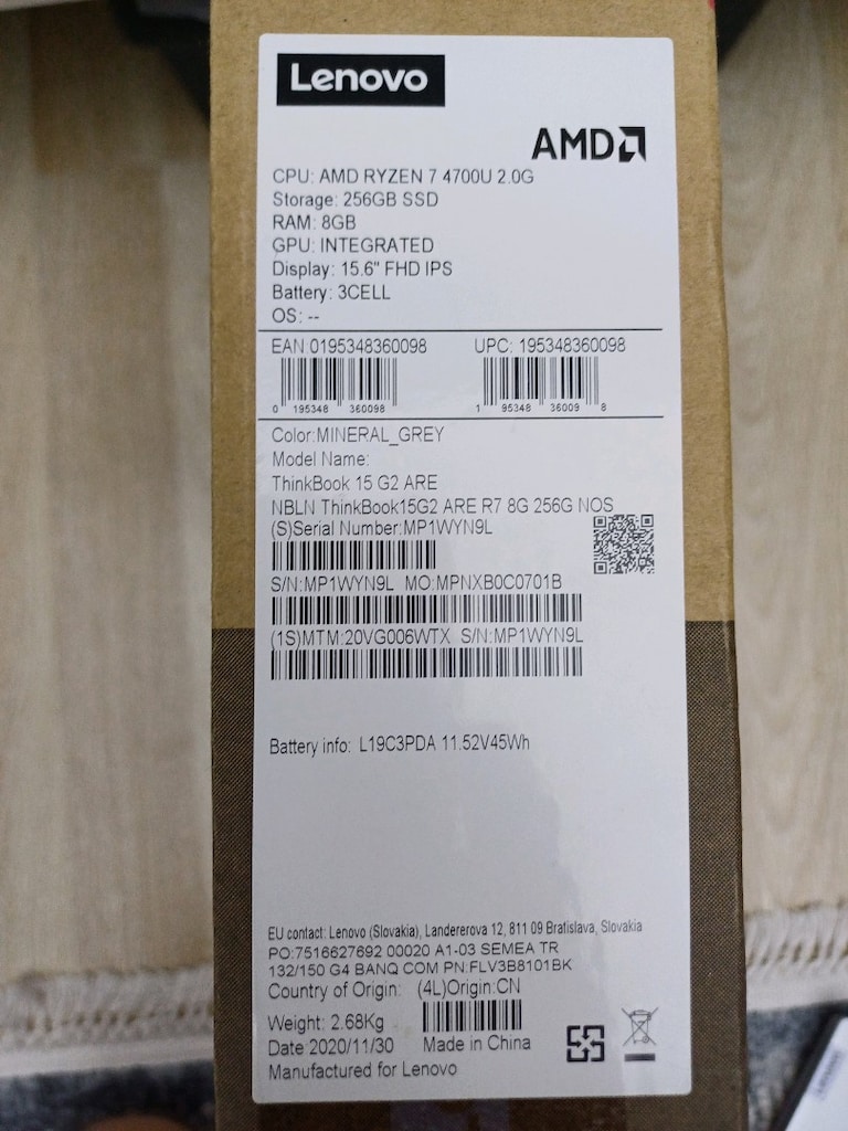lenovo thinkbook laptop dizüstü 16gb ram - 6