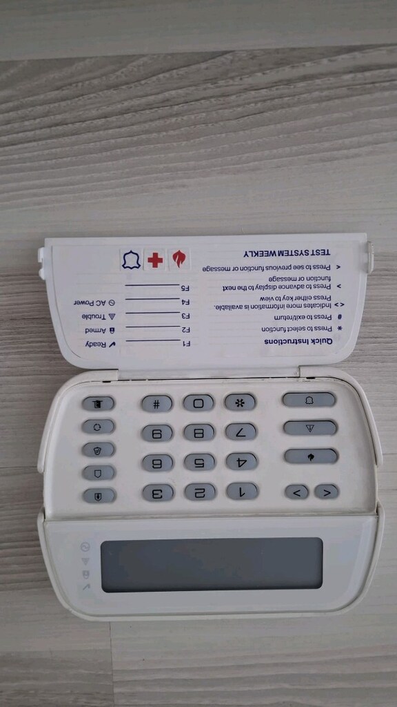 DSC ALARM KEYPED TUŞ TAKIMI LCD EKRAN - 2