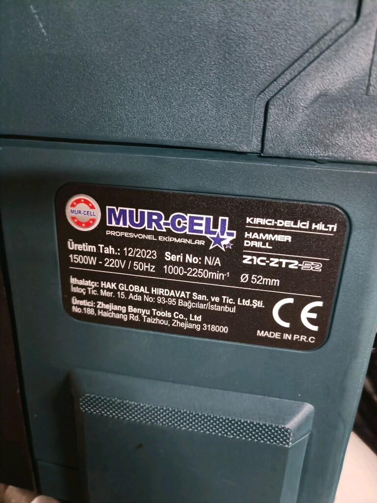 mur-cell 11 kg Hilti kırıcı delici matkap - 3