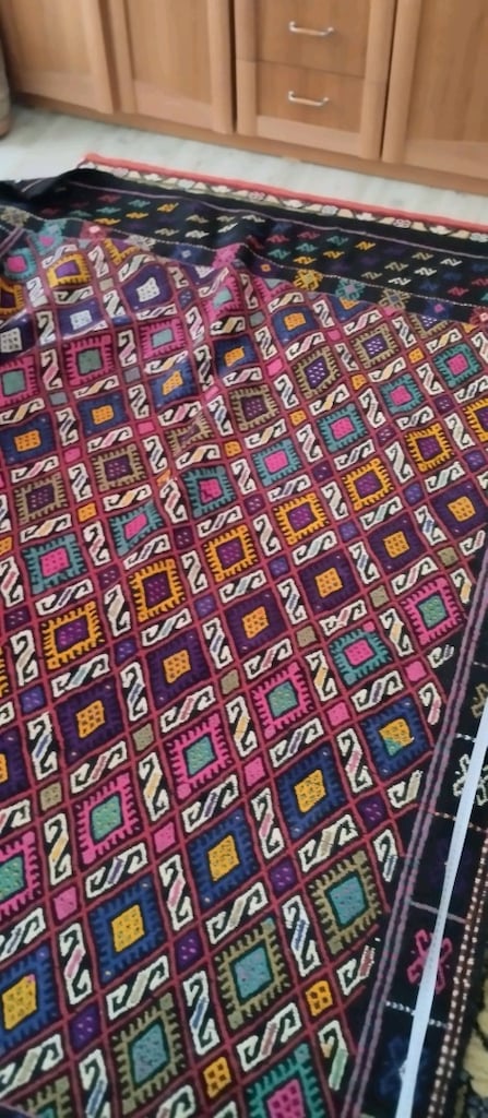 Renkli Desenli Kilim - 2