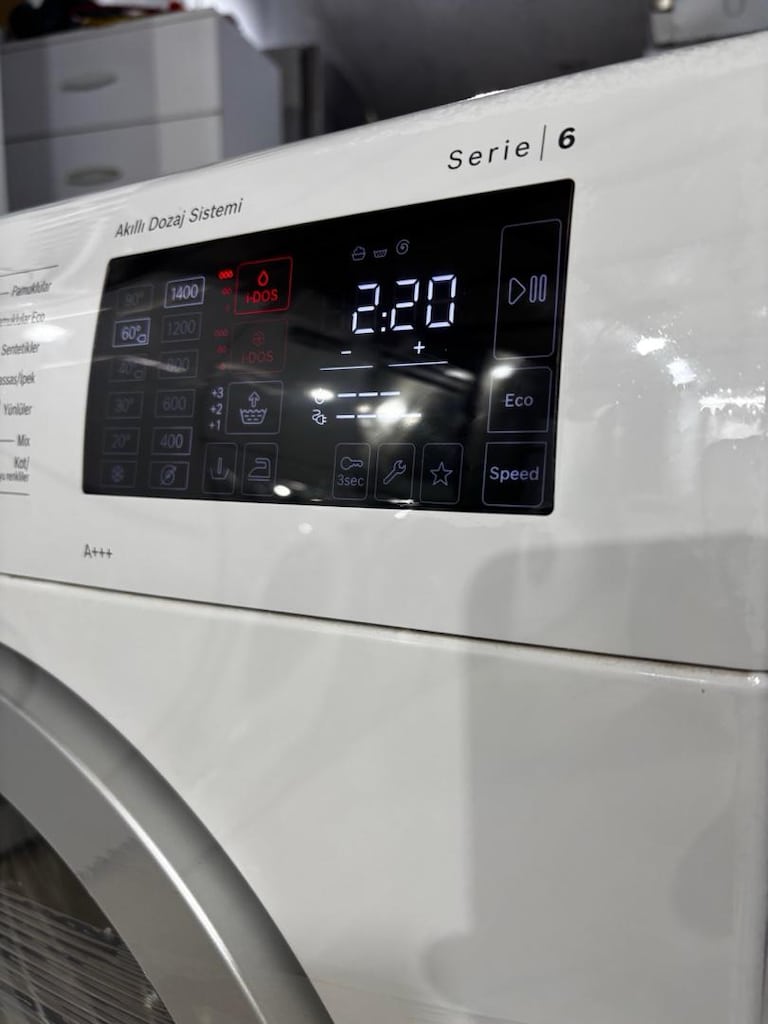 Garantili Nakliye Ücretsiz Bosch Serie 6 i-DOS 9 KG Çamaşır Makinesi - 4
