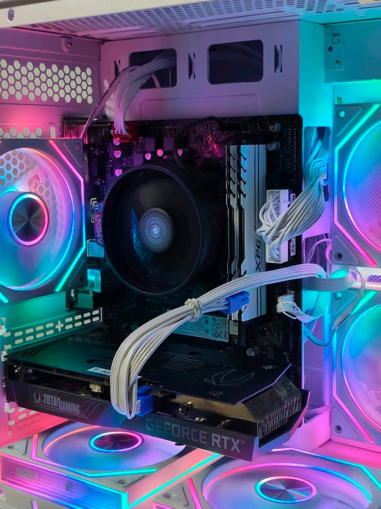 12GB RTX 3060 RYZEN 5500 16GB RAM 512 M2SSD 600W AKVARYUM OYUNCU KASA - 4