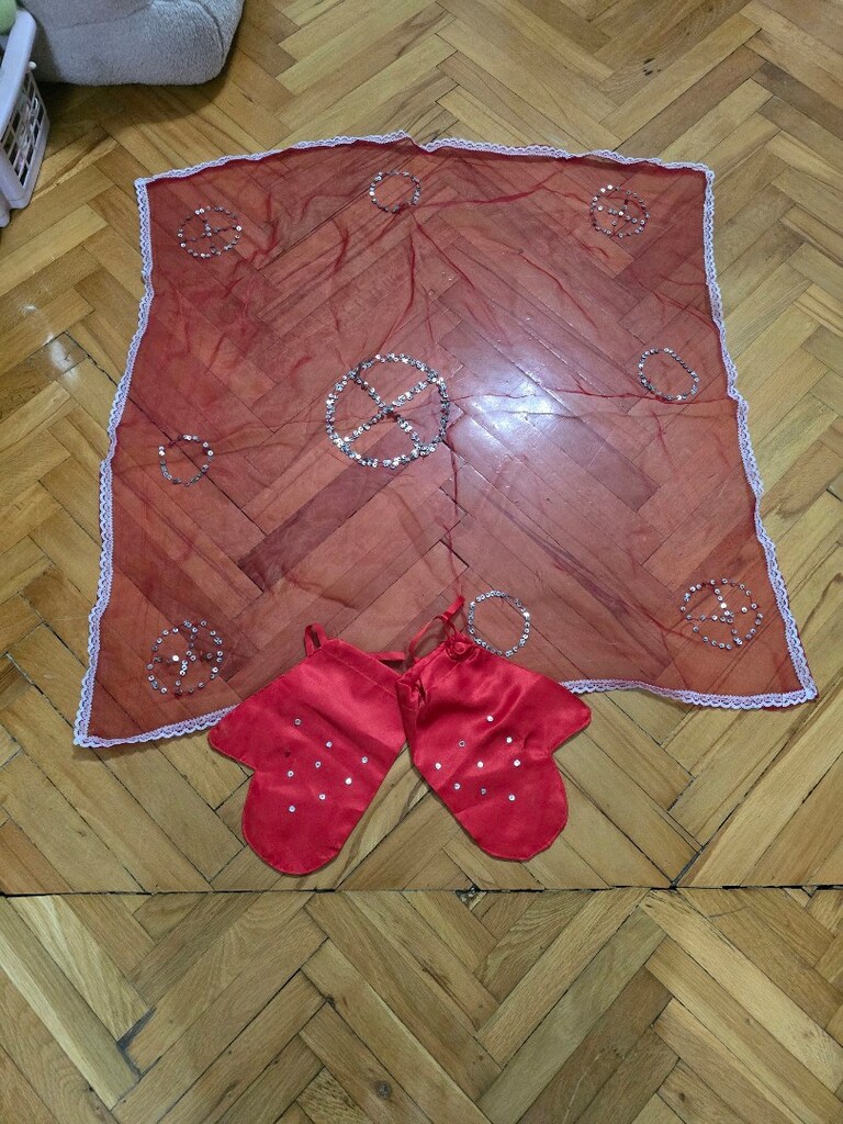 kına başörtüsü ve eldiveni - 2