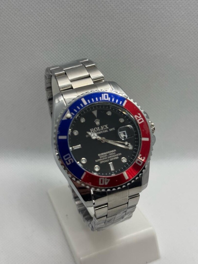 Rolex Mavi kırmızı Lüks Saat - 3