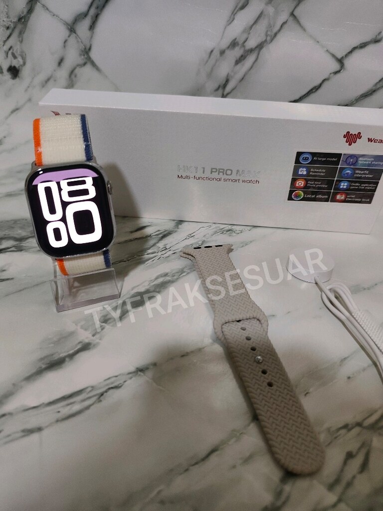 Hk 11 pro max çift kordonlu akıllı saat - 5