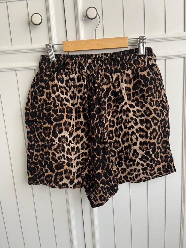 Zara Leopar Şort - 4