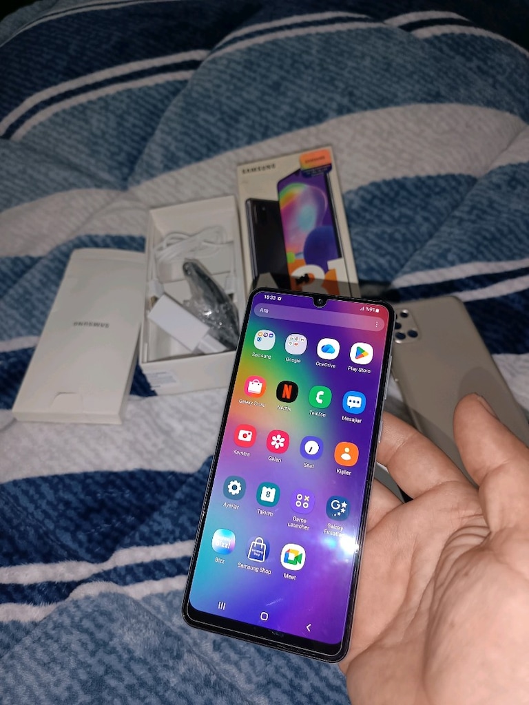 Samsung a31 128gb hafıza 4gb ram yurtiçi cihazı ciftsimli orjinal - 8