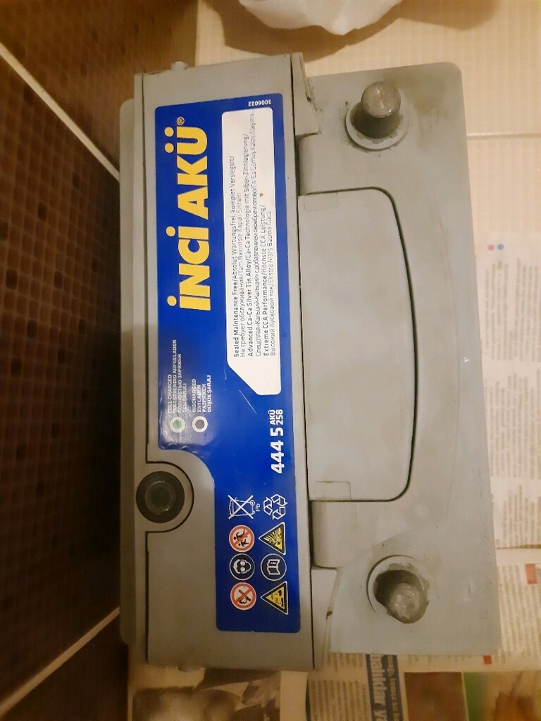 inci akü 72 amper - 2