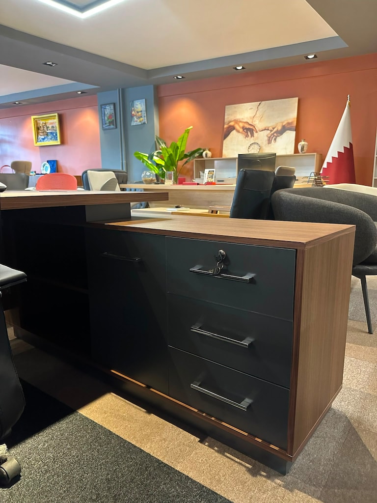 KLAS OFİS ÜSKÜDAR MİLANO CEVİZ MAKAM TAKIMI SIFIR ÜRÜN - 6