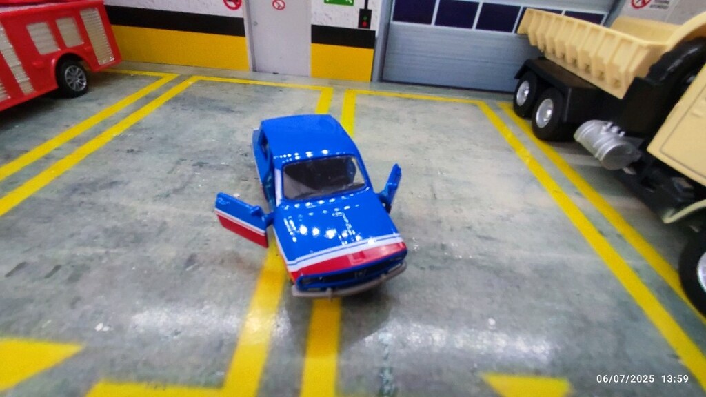 Renault 12 TS gordini ralli modeli metal diecast araba - 2