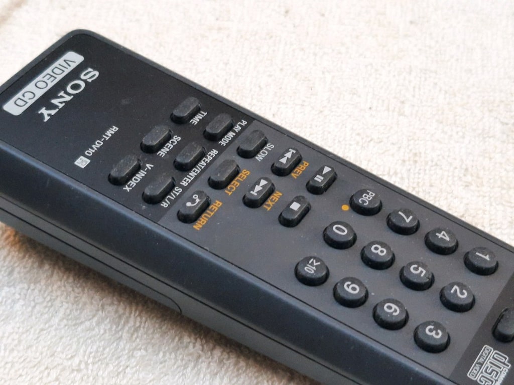 SONY RMT-DV10 VCD PLAYER KUMANDASI - 4