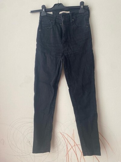 Siyah Kadın Regular Fit Midi Jean