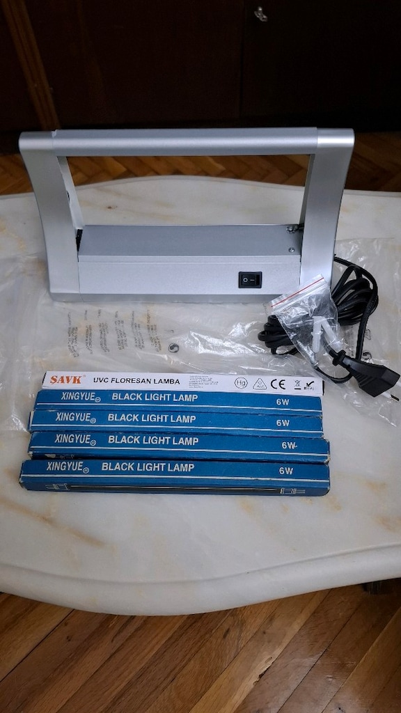 6W Ultraviyole Floresan ve armatürü - 3
