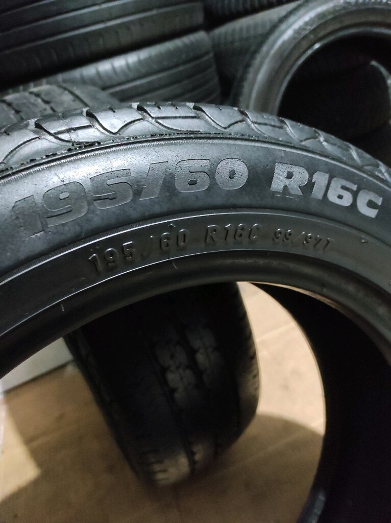 195-60-16 c Pirelli 2 adet yazlık lastik (tarih:2016) - 4