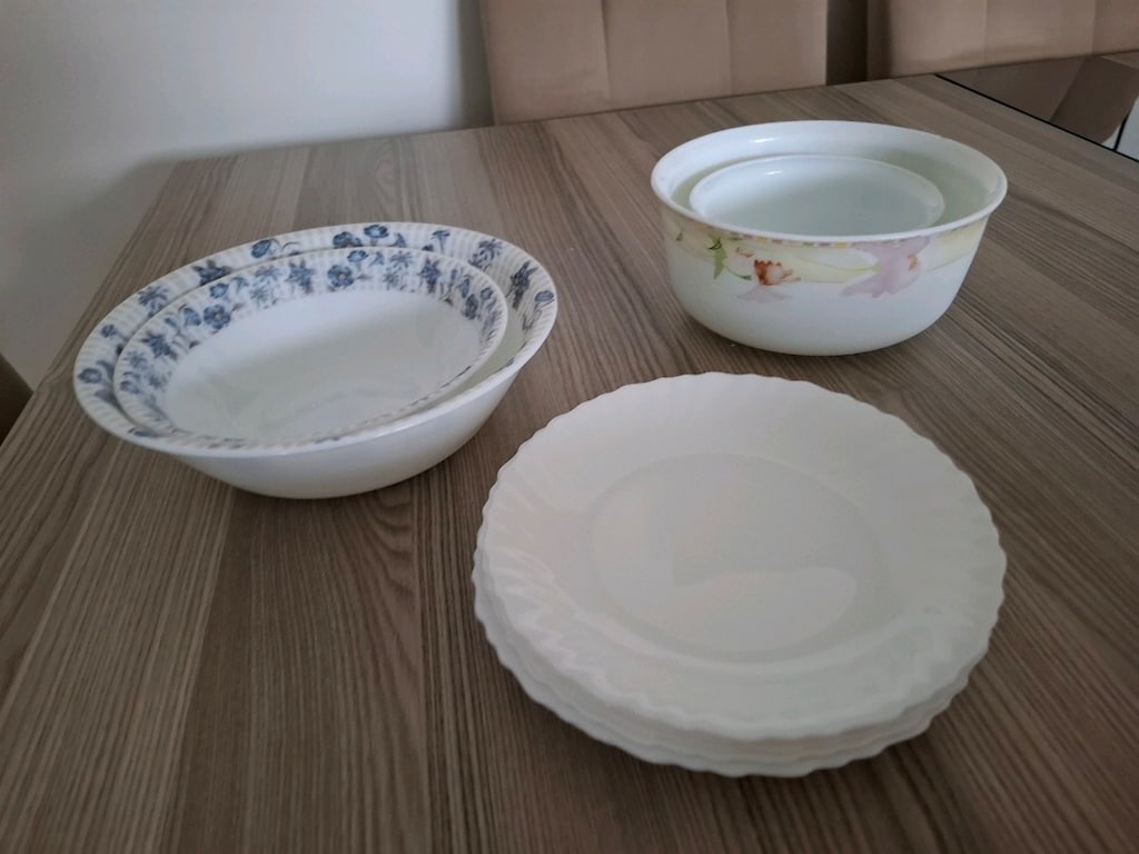 Arkopal salata kaseleri ve tatlı tabakları - 2