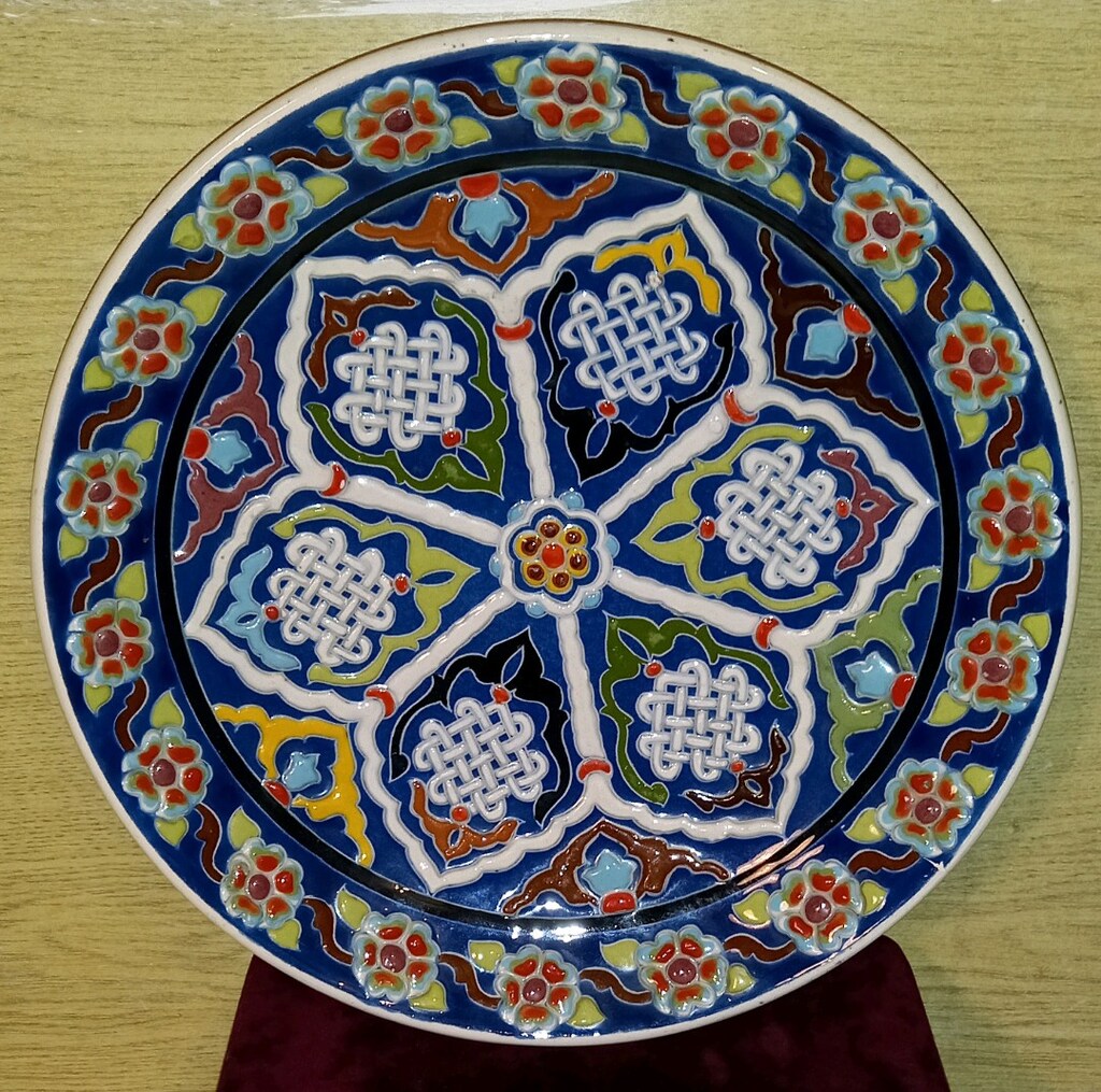 KÜTAHYA PORSELEN ÇİNİ DUVAR TABAĞI - 9