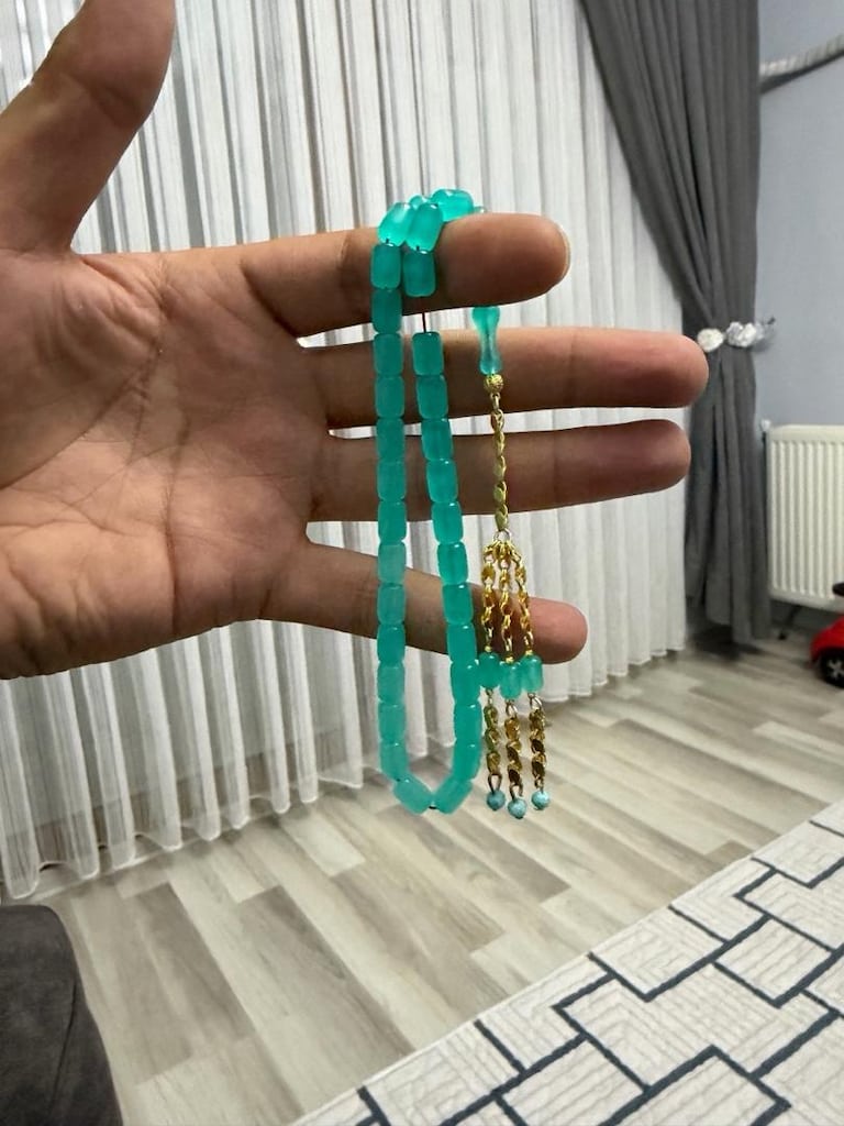 altın püskül tesbih