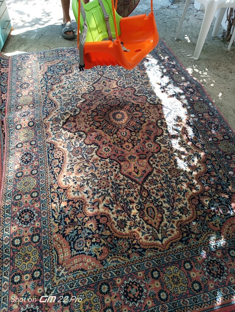 beş adet eski model halı üç adet küçük boy halı - 7