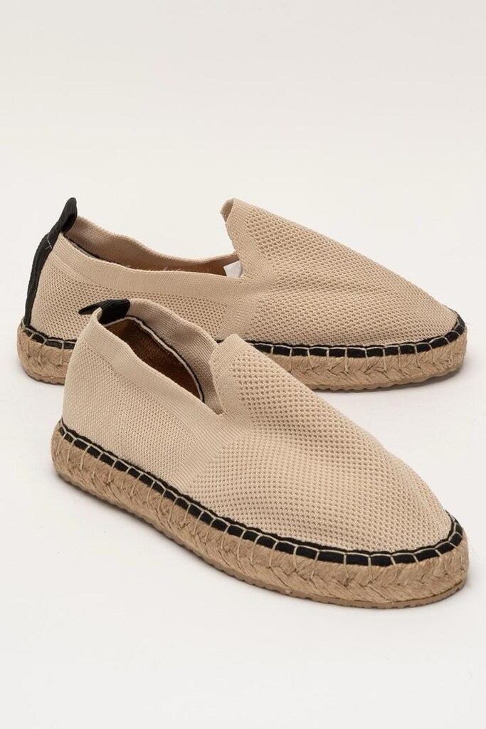 el yapımı triko espadril bej renk 44 numara - 3
