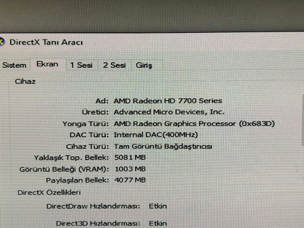KÜÇÜK OYUNLAR İÇİN MASAÜSTÜ SET 8GB RAM EKRAN KARTILI - 2