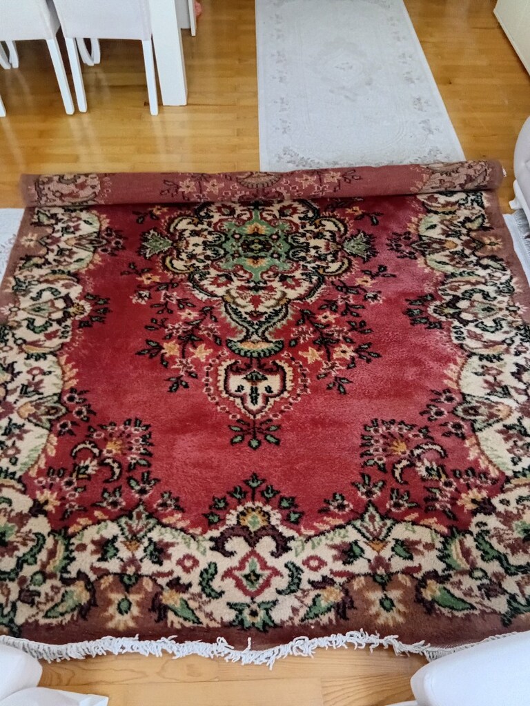 el dokunması ispata yün halı - 3