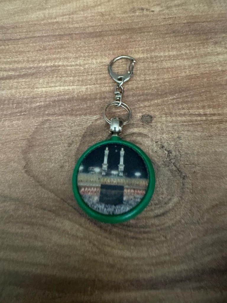 Kabe Görselli Mini Pusulalı Anahtarlık - 3