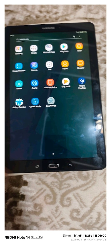 SAMSUNG TAB A6 16 GB HAFIZA HERŞEY AKTİF OLARAK ÇALIŞIYOR DONMA KASMA - 9