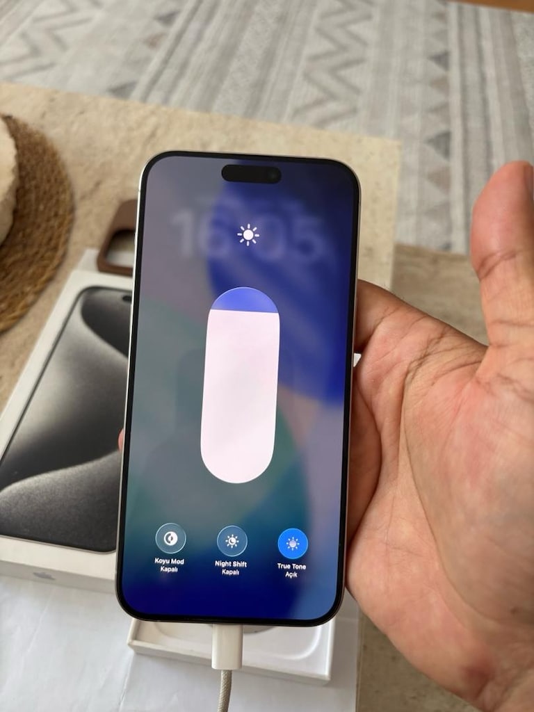 Yurtiçi 15 promax 256 gb pil 88 kutu faturalı sıfır gibi - 6