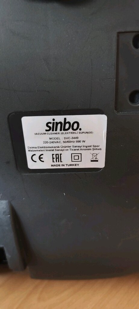 SİNBO VACUUM CLEANER ELEKTRİKLİ SÜPÜRGE - 6