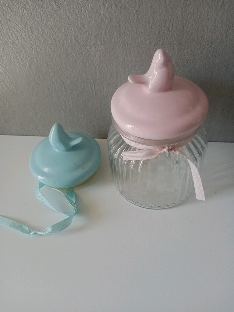 350 ml kuş kapaklı kavanoz,yedek kapaklı - 2