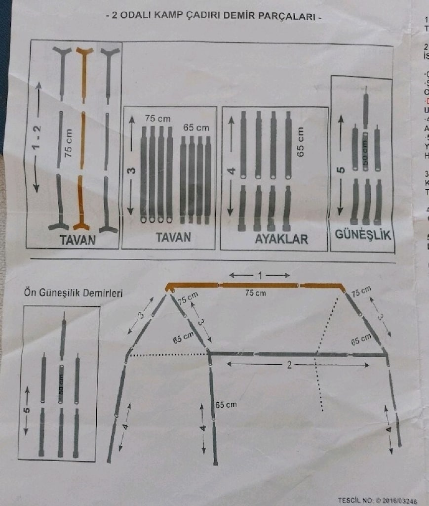 KAMP ÇADIRI HİÇ KULLANILMADI - 3