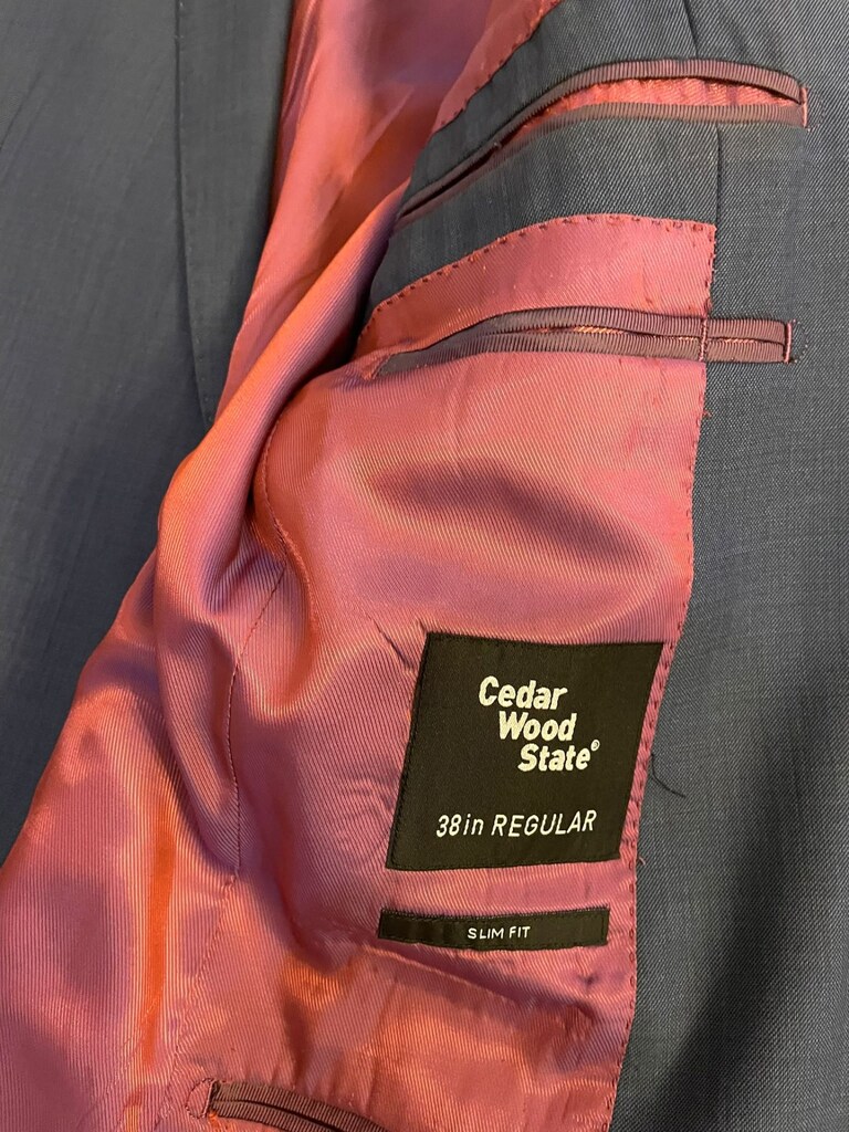 Primark Cedar Wood State Slim Fit Erkek Ceket - 38R (3 Adet) - 2