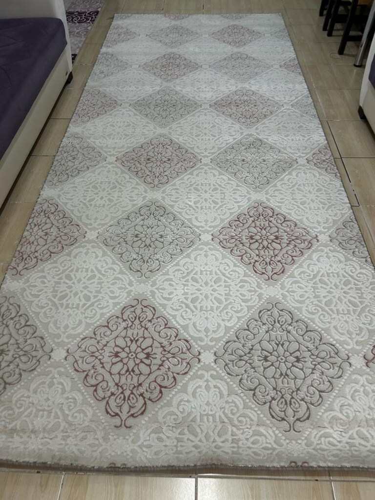 2 Adet Kalın ve Yumuşacık Halı – 380 × 160 cm | Kaliteli ve Dolgun - 6