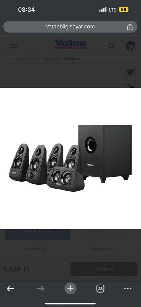 sorunsuz logitech 5+1 ses sistemi - 2