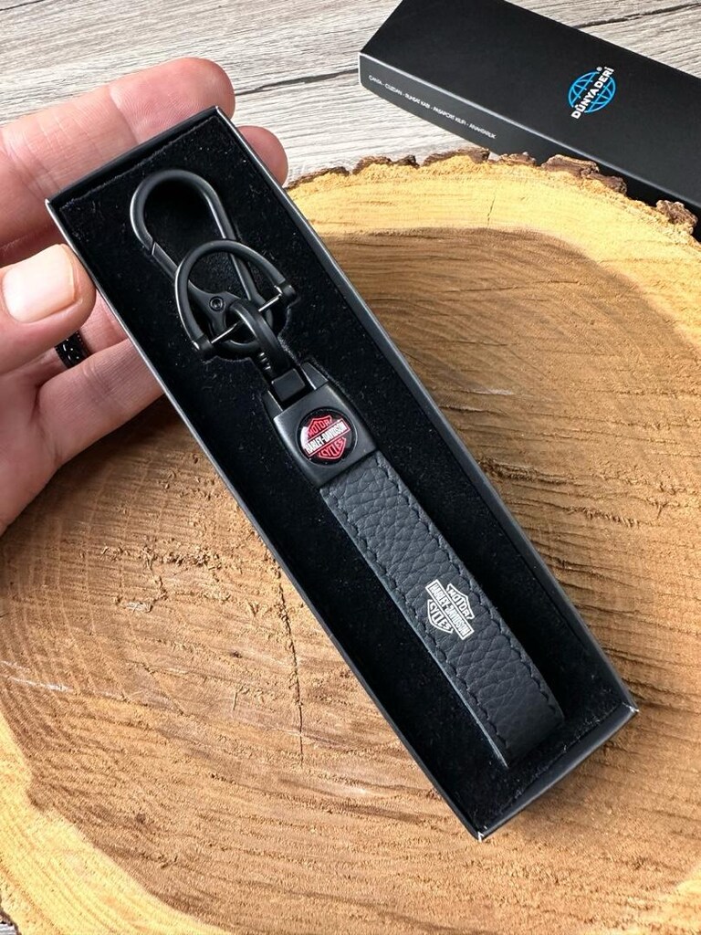 Harley Davidson Deri Anahtarlık - 4