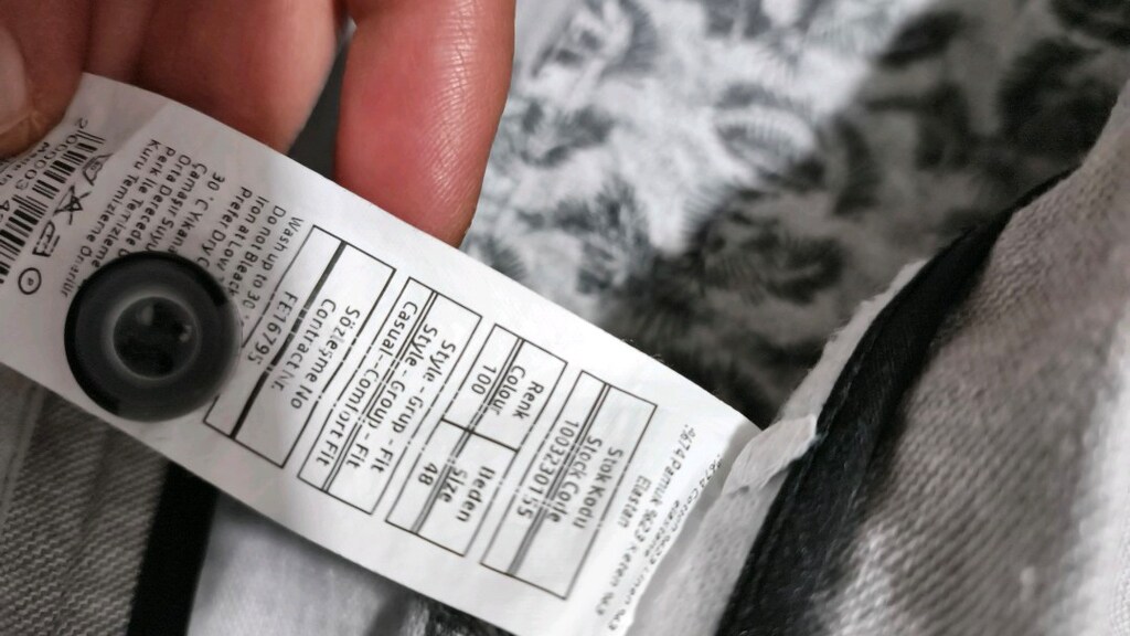 #Erkek pantolon #İmza ünlü markadan keten hoş..48 beden . - 8