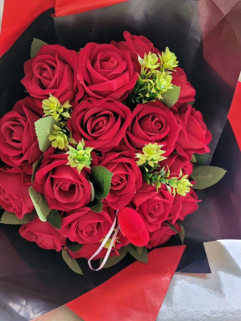 Yapay Çiçek Gül Demeti - 2