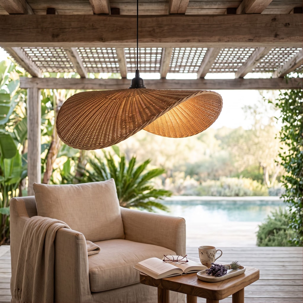 NORDIC Rattan Avize 50-55-60-65 cm – Sıfır - 8