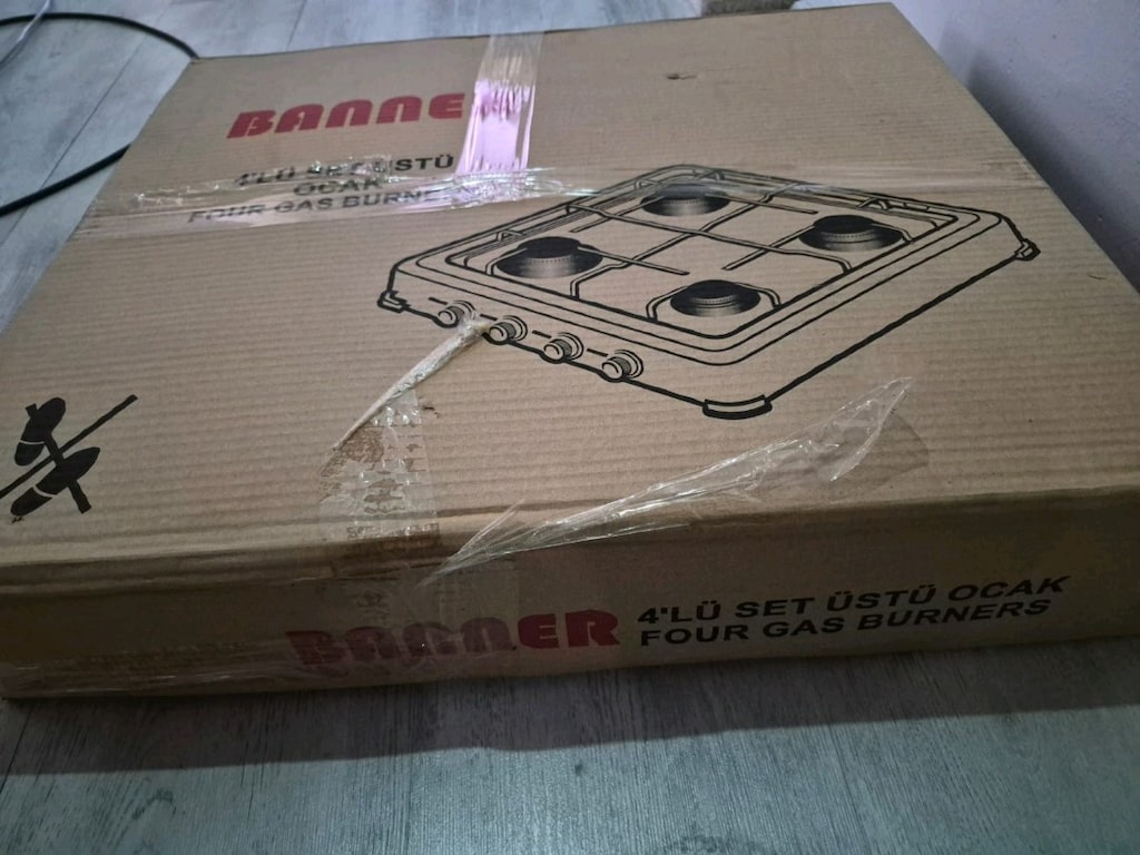4 lü set üstü ocak sıfır kutusunda Banner marka - 2